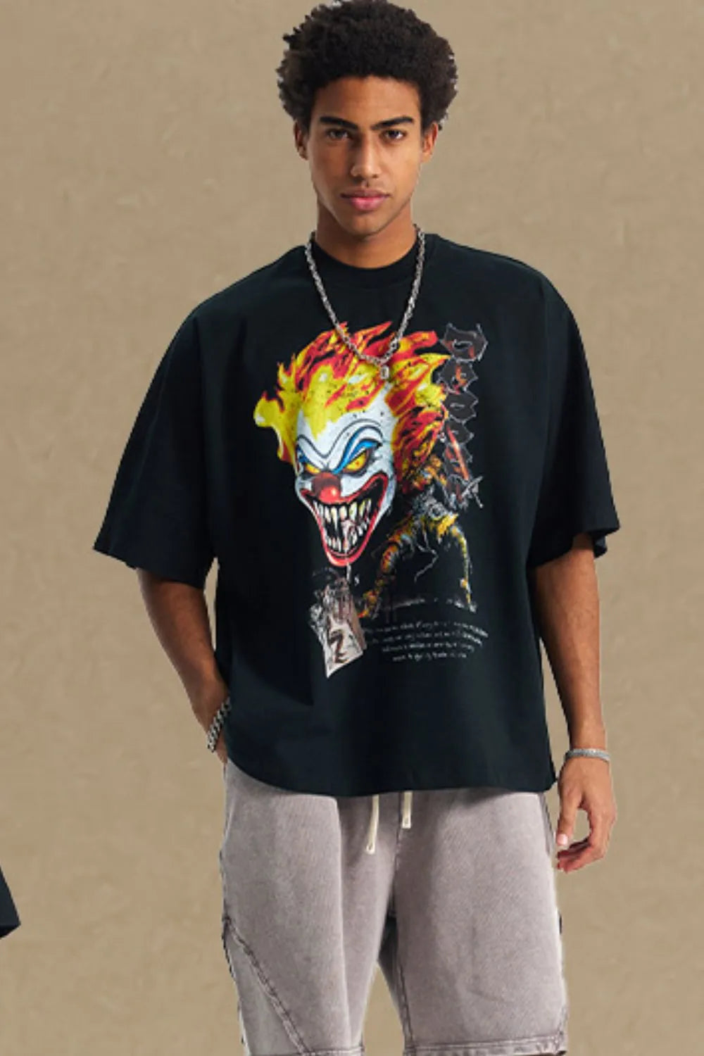 Men's Graphic Round Neck Half Sleeve T-Shirt
