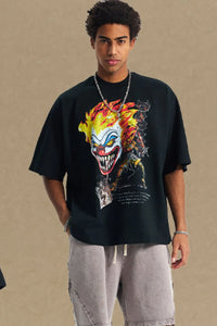 Men's Graphic Round Neck Half Sleeve T-Shirt