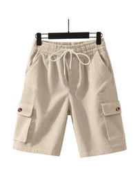 Men's Full Size Casual Textured Drawstring Cargo Shorts Plus Size 100400310318870 39 Affordable Fashion Under $100 Jerry's Apparel 