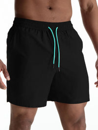 Men's Plus Size Drawstring Shorts with Pockets