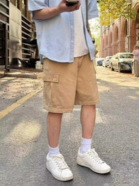 Men's Plus Size Casual Cargo Shorts with Pockets 100400402909751 34 Affordable Fashion Under $100 Jerry's Apparel 