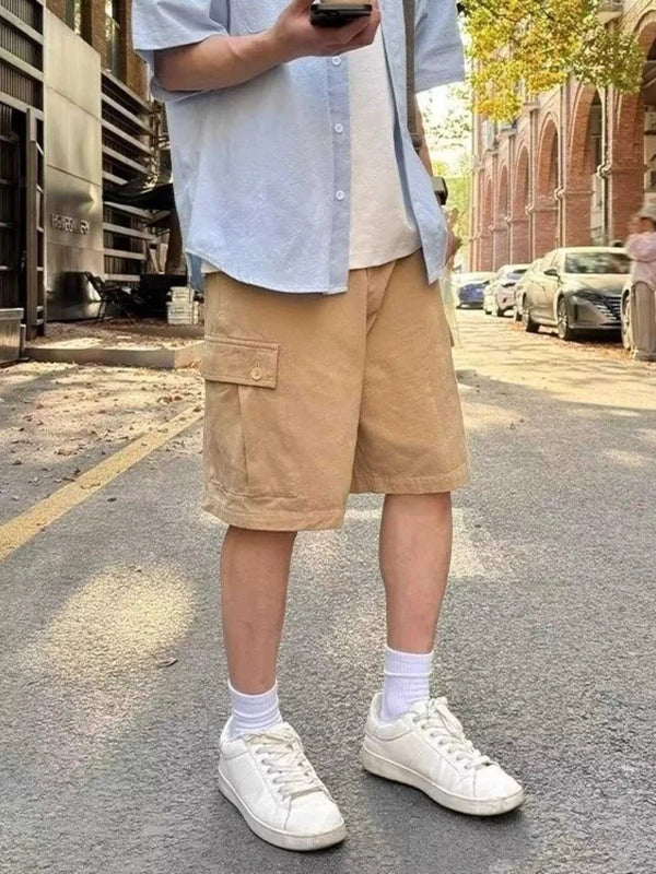 Men's Plus Size Casual Cargo Shorts with Pockets 100400402909751 34 Affordable Fashion Under $100 Jerry's Apparel 