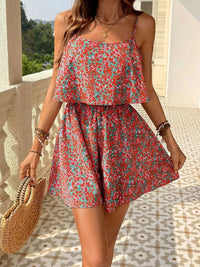 Floral Print Spaghetti Strap Romper 100100249930052 27 Affordable Fashion Under $100 Jerry's Apparel 