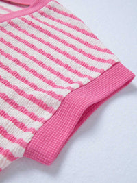 Striped V-Neck Casual T-Shirt 100100056101494 27 Affordable Fashion Under $100 Jerry's Apparel 