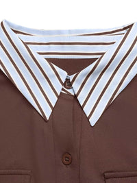 Long Sleeve Button Front Bodysuit 100100960909942 37 Affordable Fashion Under $100 Jerry's Apparel 