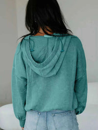 Half Zip Kangaroo Pocket Mineral Wash Baggy Hoodie 100100749285222 73 Affordable Fashion Under $100 Jerry's Apparel 