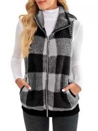 Full Size Color Block Zip Up Vest Coat Plus Size 100100959376307 45 Affordable Fashion Under $100 Jerry's Apparel 