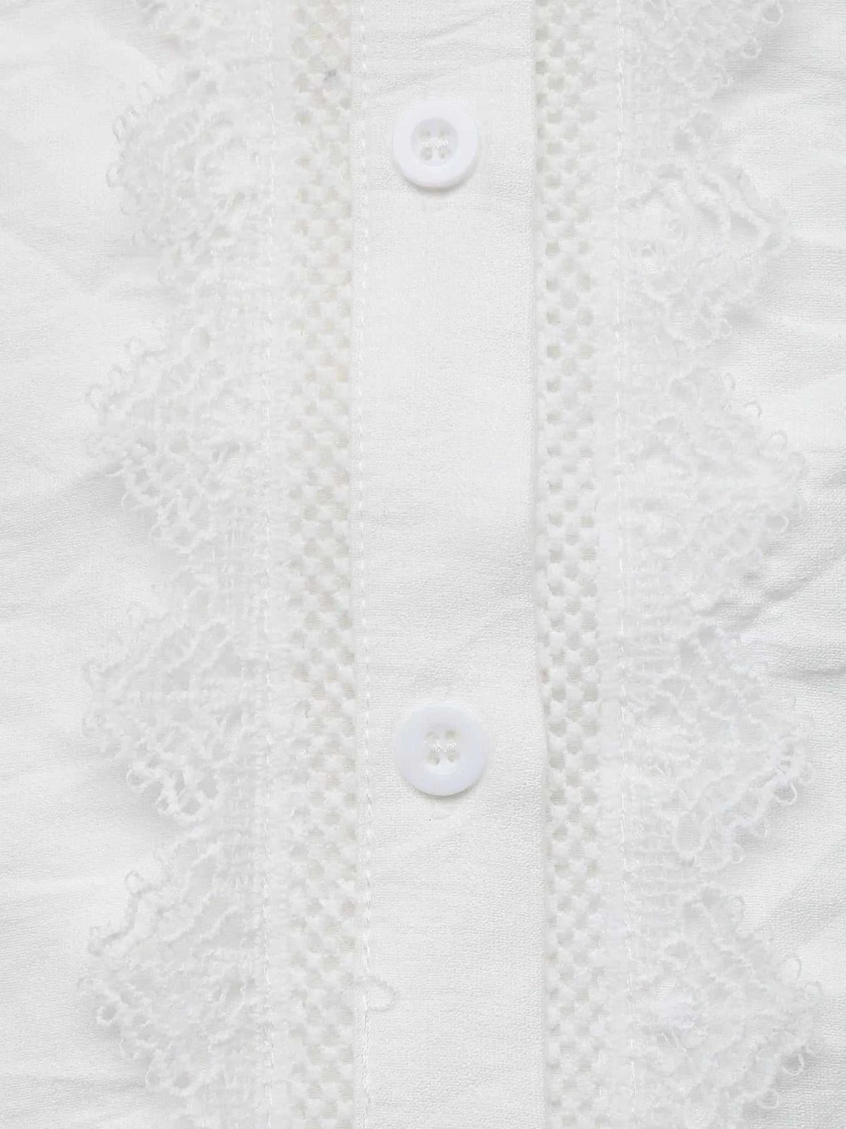 Lace-Trimmed Button-Down Shirt 101001213081303 50 Affordable Fashion Under $100 Jerry's Apparel 