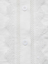 Lace-Trimmed Button-Down Shirt 101001213081303 50 Affordable Fashion Under $100 Jerry's Apparel 