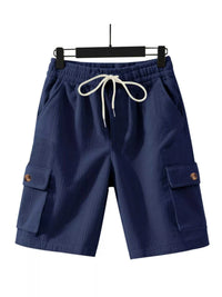 Men's Full Size Casual Textured Drawstring Cargo Shorts Plus Size 100400310318870 39 Affordable Fashion Under $100 Jerry's Apparel 