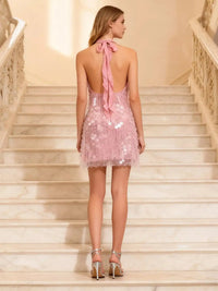 Sequin Halter Neck Mini Dress 100100648866332 74 Affordable Fashion Under $100 Jerry's Apparel 