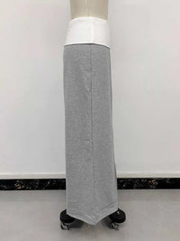 High-Waisted Wide-Leg Contrast Pants 100100682095947 36 Affordable Fashion Under $100 Jerry's Apparel 