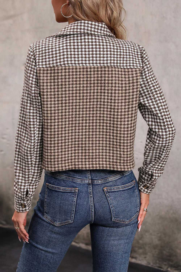 Perfee Collared Neck Button Front Pocketed Jacket 100100660967173 47 Affordable Fashion Under $100 Jerry's Apparel 