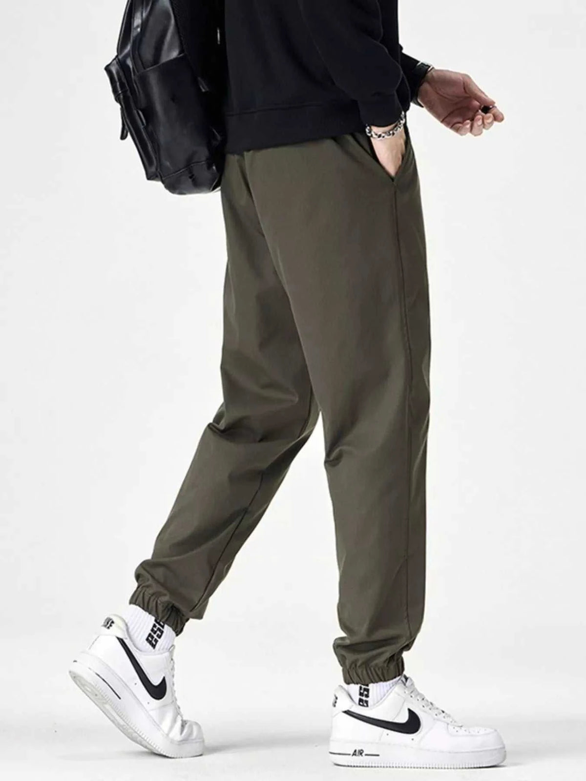 Men's Plus Size Drawstring Wide Leg Joggers 100400584285309 73 Affordable Fashion Under $100 Jerry's Apparel 