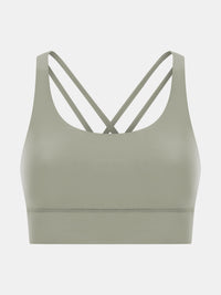 Crisscross Scoop Neck Active Tank