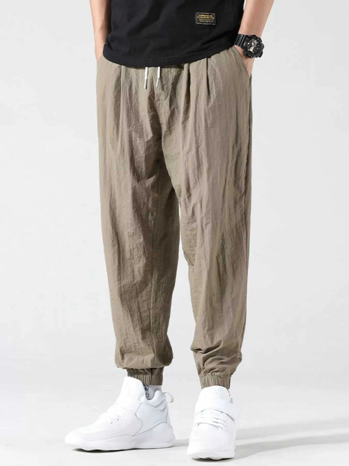 Men's Plus Size Drawstring Loose Fit Joggers 100400455321691 37 Affordable Fashion Under $100 Jerry's Apparel 