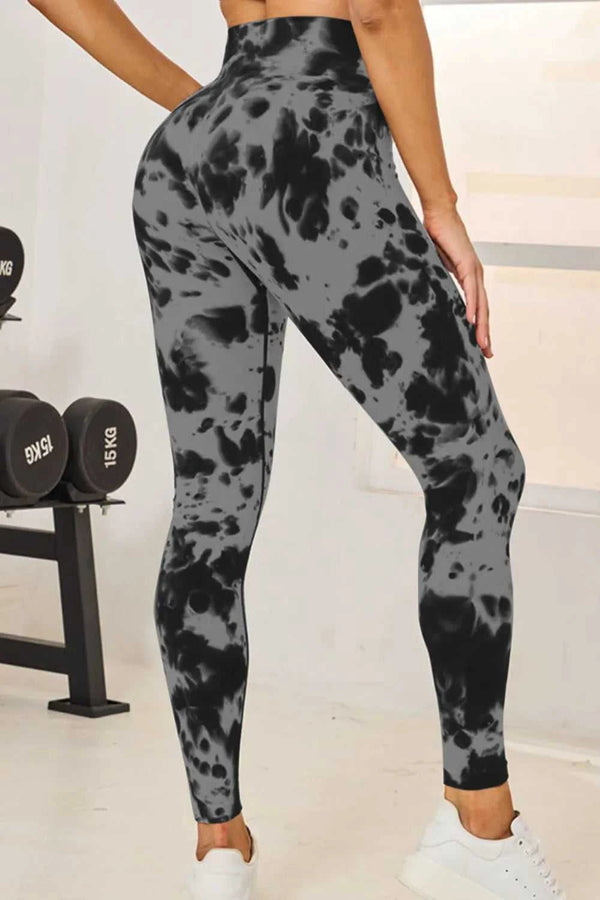 Tie-Dye High Waist Active Leggings 100100834231414 39 Affordable Fashion Under $100 Jerry's Apparel 