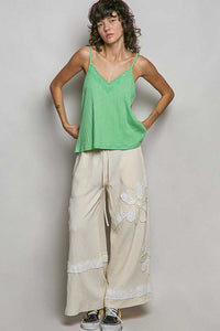 POL Lace Detail V-Neck Textured Knit Cami 100100337731726 41 Affordable Fashion Under $100 Jerry's Apparel 