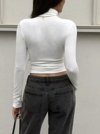 Turtleneck Long Sleeve T-Shirt 101001255850940 30 Affordable Fashion Under $100 Jerry's Apparel 