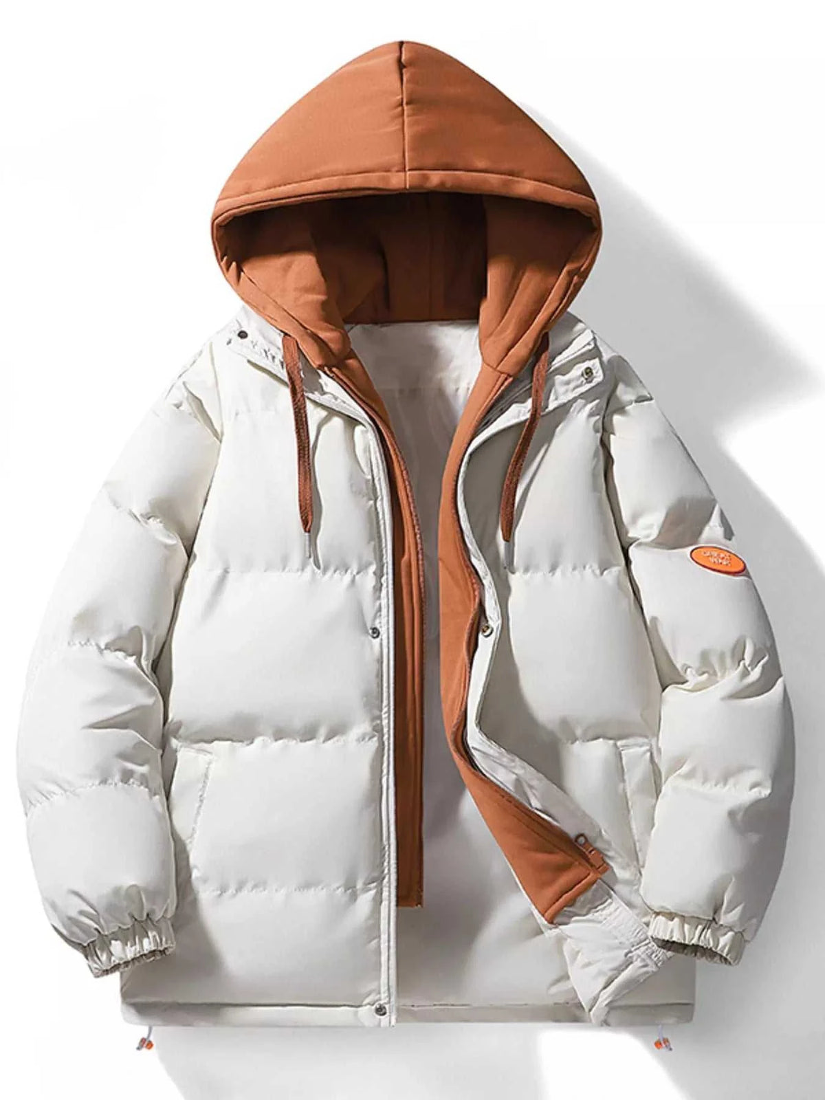 Men's Plus Size Hooded Padded Puffer Jacket 100400652536321 74 Affordable Fashion Under $100 Jerry's Apparel 