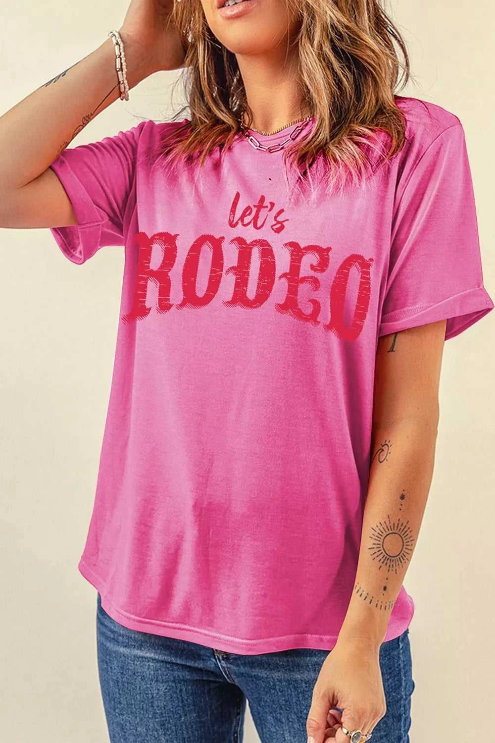 Letter Graphic Short Sleeve T-Shirt 101001219481633 34 Affordable Fashion Under $100 Jerry's Apparel 