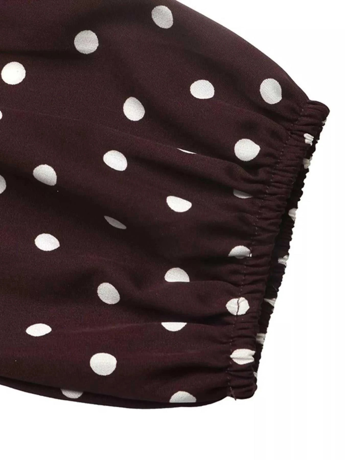 Polka Dot Ruffled V-Neck Bodysuit 101001651705391 32 Affordable Fashion Under $100 Jerry's Apparel 