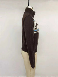 Horse Zip Up Mock Neck Cardigan 101002545431785 56 Affordable Fashion Under $100 Jerry's Apparel 