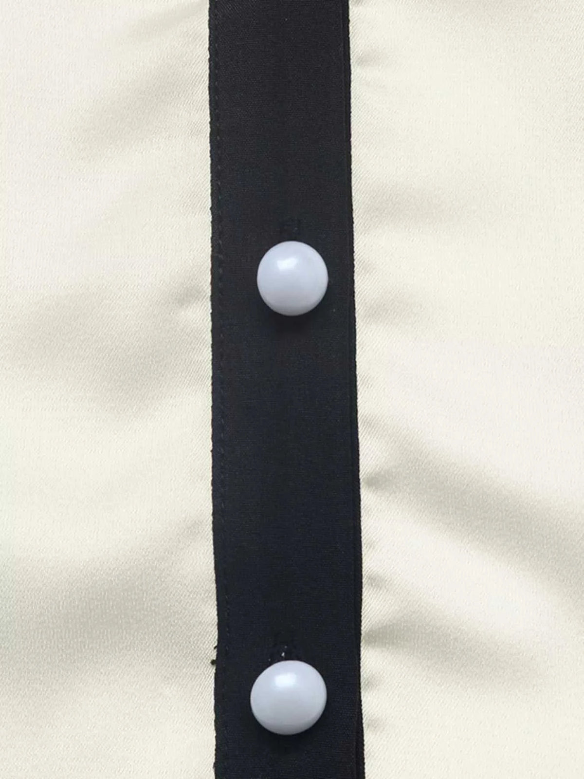 Contrast Trim V-Neck Blouse 100100008554468 36 Affordable Fashion Under $100 Jerry's Apparel 
