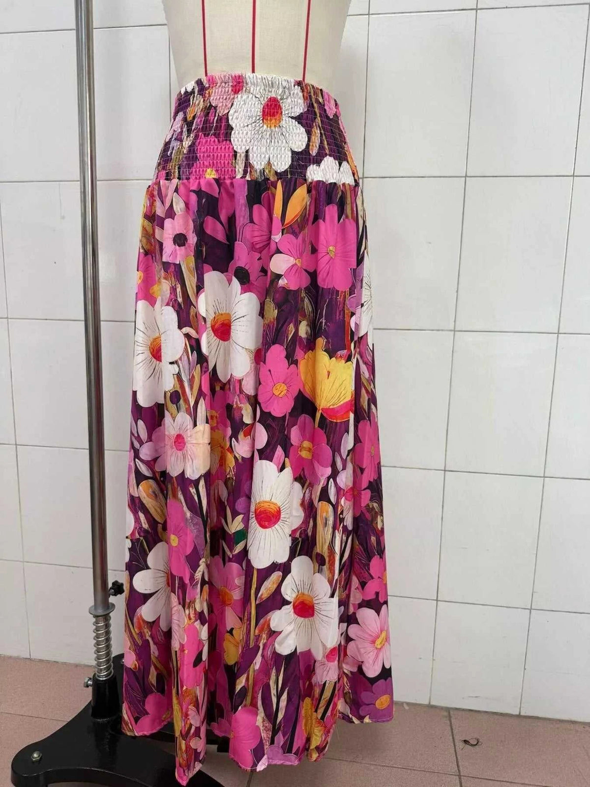 Floral Print High-Waisted Maxi Skirt 101001336112504 33 Affordable Fashion Under $100 Jerry's Apparel 