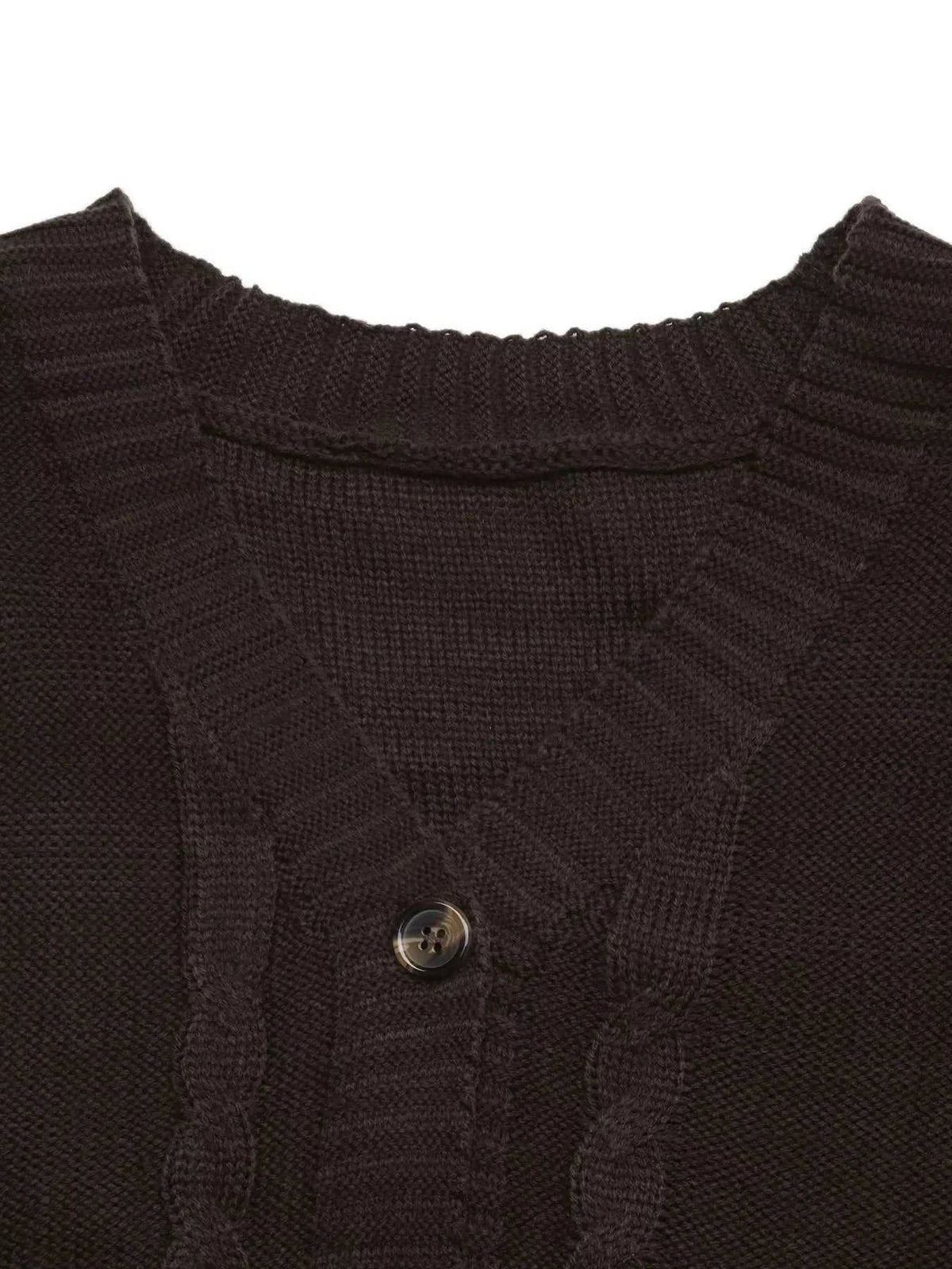 V-Neck Cable Knit Button-Down Cardigan 101002691109172 60 Women's Sweaters and Knitwear Jerry's Apparel 