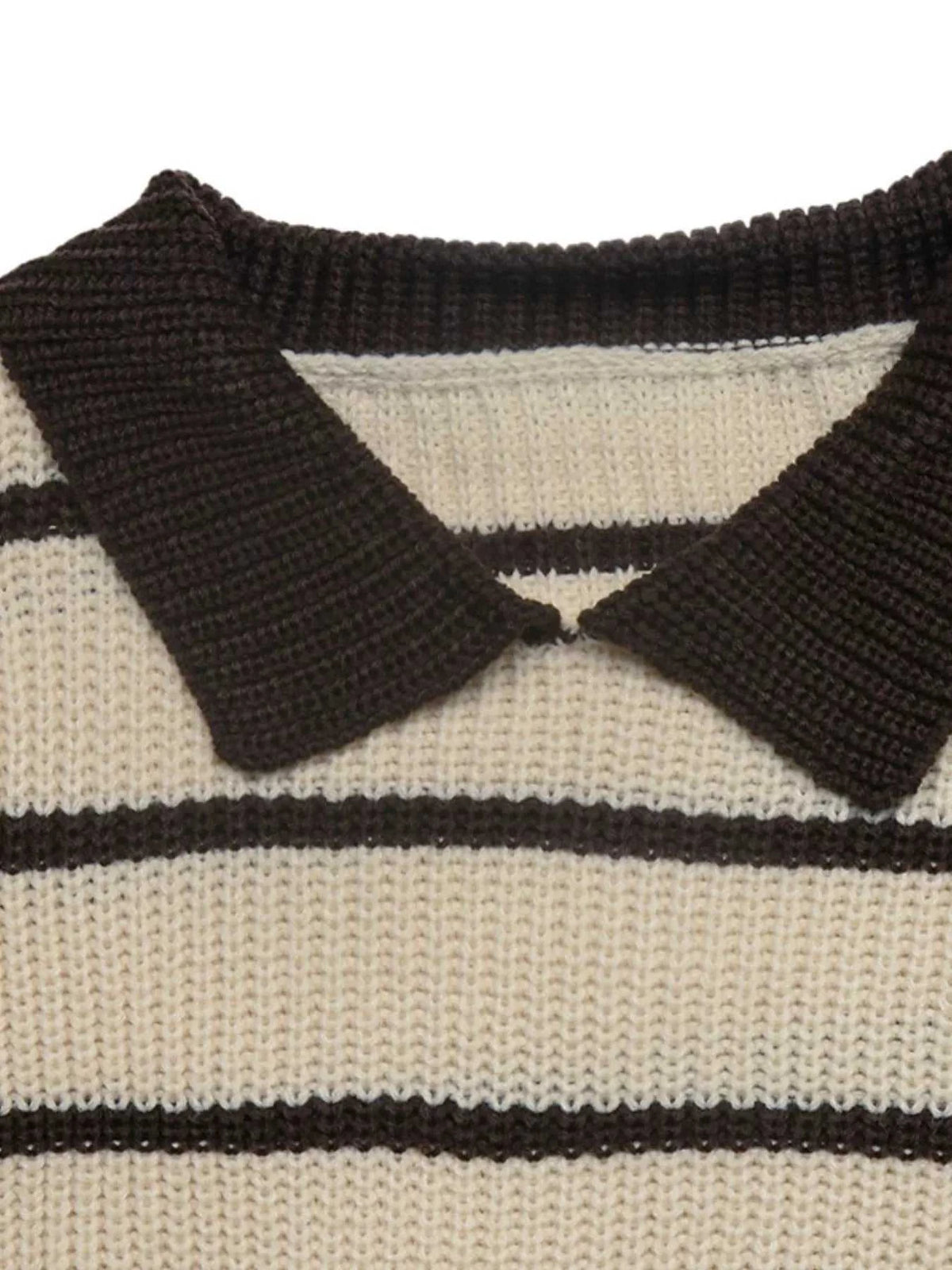 Striped Knit Polo Sweater 100100473191463 39 Affordable Fashion Under $100 Jerry's Apparel 