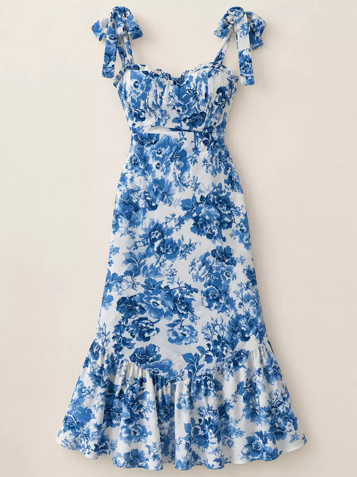 Floral Print Tie-Strap Midi Dress 101001965800115 20 Affordable Fashion Under $100 Jerry's Apparel 