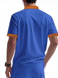 Men's Full Size Lace-Up Neckline Short Sleeve T-Shirt Plus Size 100400842767999 25 Affordable Fashion Under $100 Jerry's Apparel 