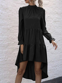 High-Low Flounce Sleeve Dress 100100575256203 31 Affordable Fashion Under $100 Jerry's Apparel 