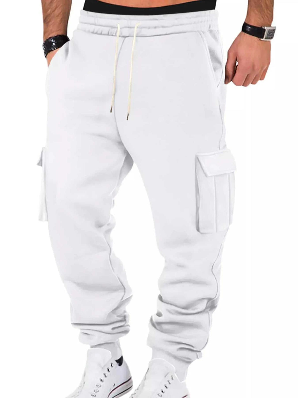 Men's Full Size Casual Joggers with Multi-Pocket Plus Size 100400257211490 36 Affordable Fashion Under $100 Jerry's Apparel 
