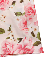 Floral Print Halter Neck Midi Dress 100100495671560 42 Women's Midi Dress Affordable Fashion Under $100 Jerry's Apparel 