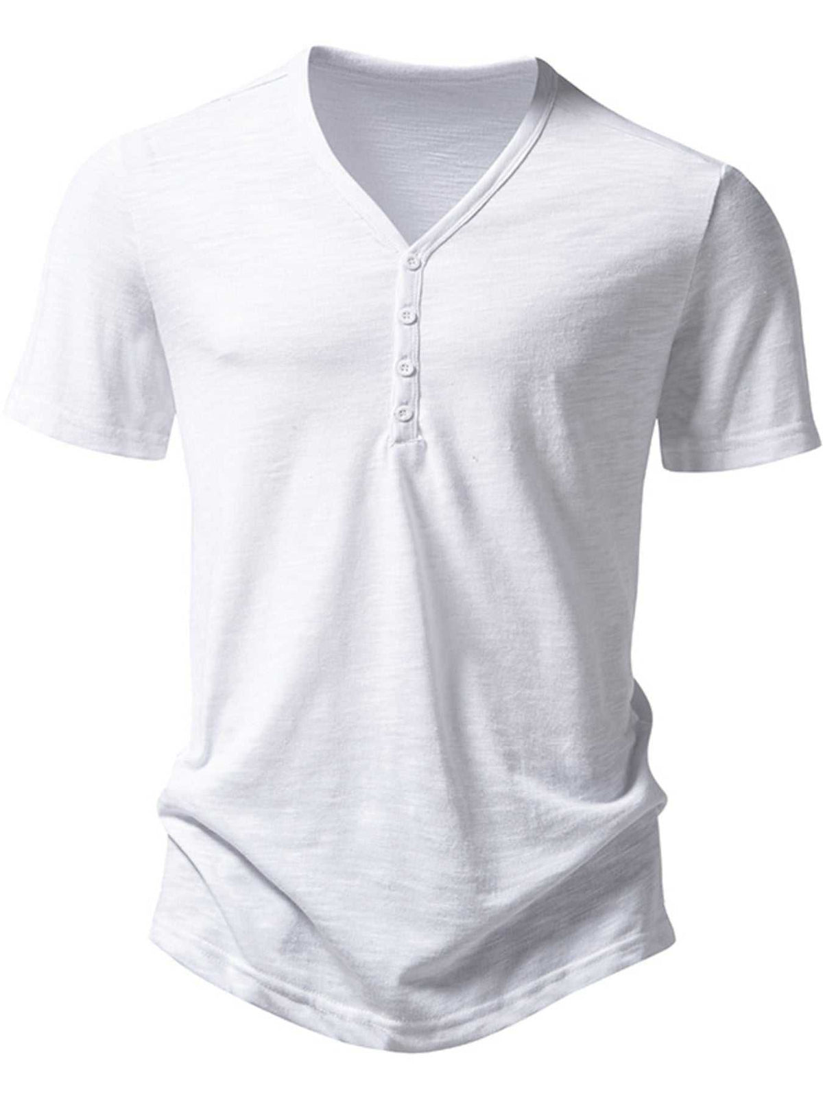 Men's Casual Button Detail T-Shirt 100400483124251 27 Affordable Fashion Under $100 Jerry's Apparel 