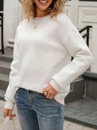 Bow-Back Round Neck Sweater 100100213486101 49 Affordable Fashion Under $100 Jerry's Apparel 