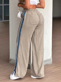 Contrast Side Panel Wide Leg Pants 100100681873213 40 Affordable Fashion Under $100 Jerry's Apparel 