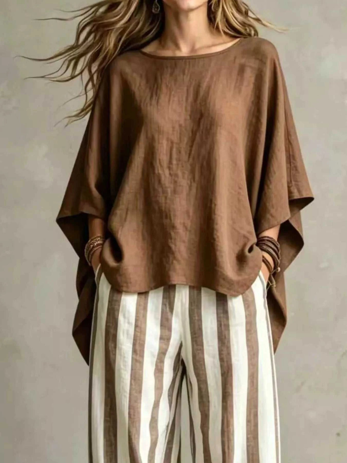 Full Size Solid Color Top and Pants Set Plus Size 100100687387446 50 Affordable Fashion Under $100 Jerry's Apparel 