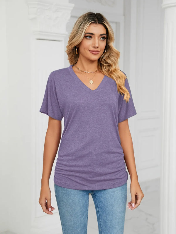 V-Neck Short Sleeve T-Shirt