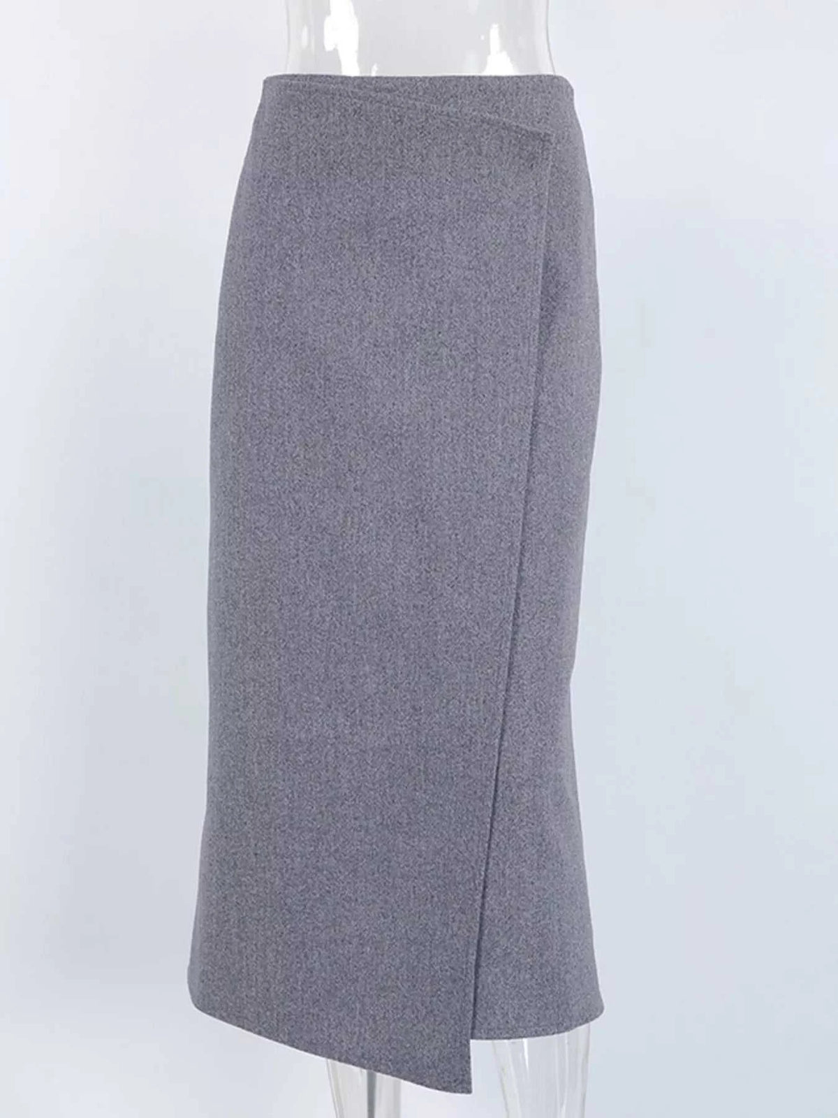 High-Waisted Wrap Midi Skirt 100100261202518 49 Affordable Fashion Under $100 Jerry's Apparel 