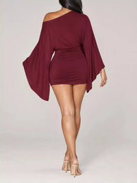 One-Shoulder Draped Bodycon Mini Dress 101001811260521 32 Affordable Fashion Under $100 Jerry's Apparel 