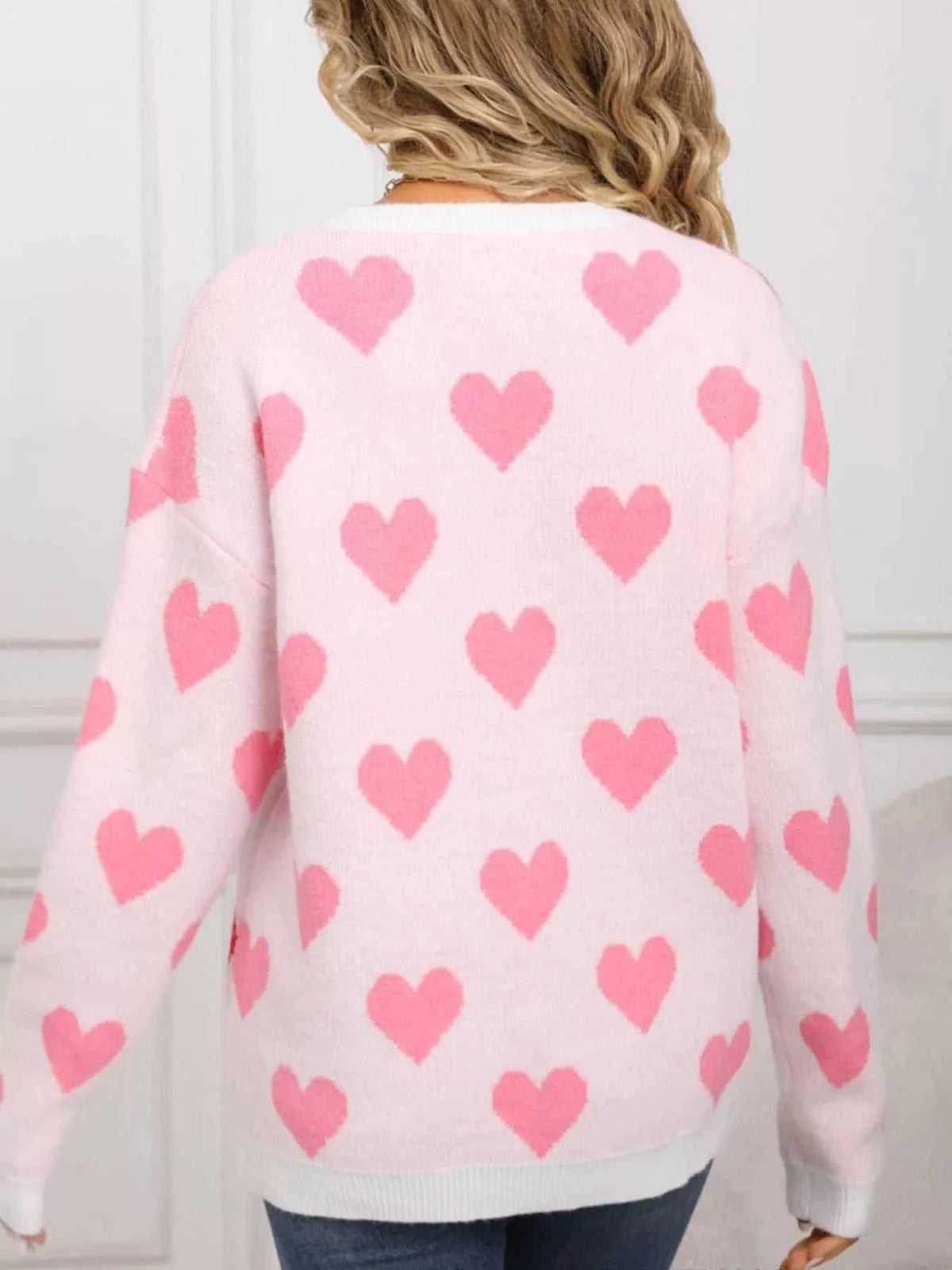 Valentine's Day Heart Crew Neck Sweater 100100681376039 48 Affordable Fashion Under $100 Jerry's Apparel 