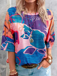 Contrast Round Neck Casual T-Shirt 100100706660927 23 Affordable Fashion Under $100 Jerry's Apparel 