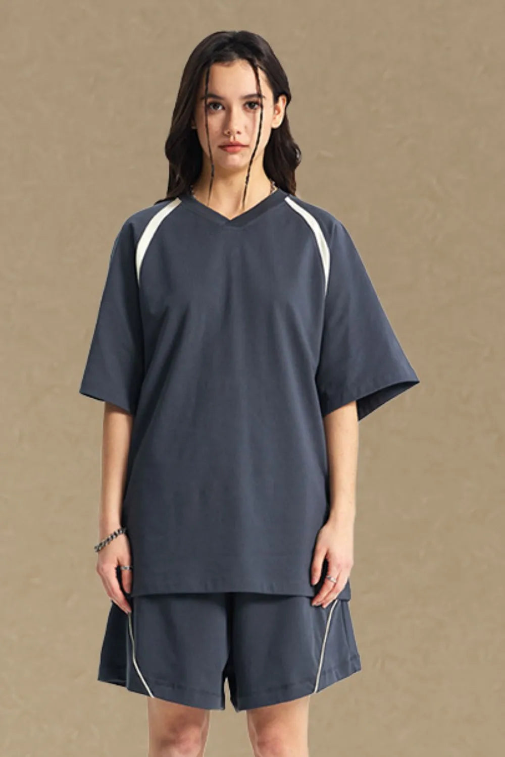 Men's Contrast Half Sleeve T-Shirt