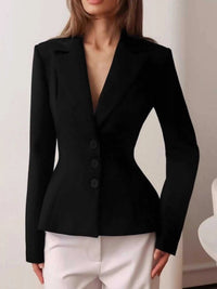 Lapel Collar Button Up Blazer 100100268888300 56 Affordable Fashion Under $100 Jerry's Apparel 