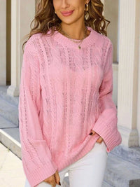 Cable Knit Long Sleeve Sweater 100100664831062 46 Affordable Fashion Under $100 Jerry's Apparel 