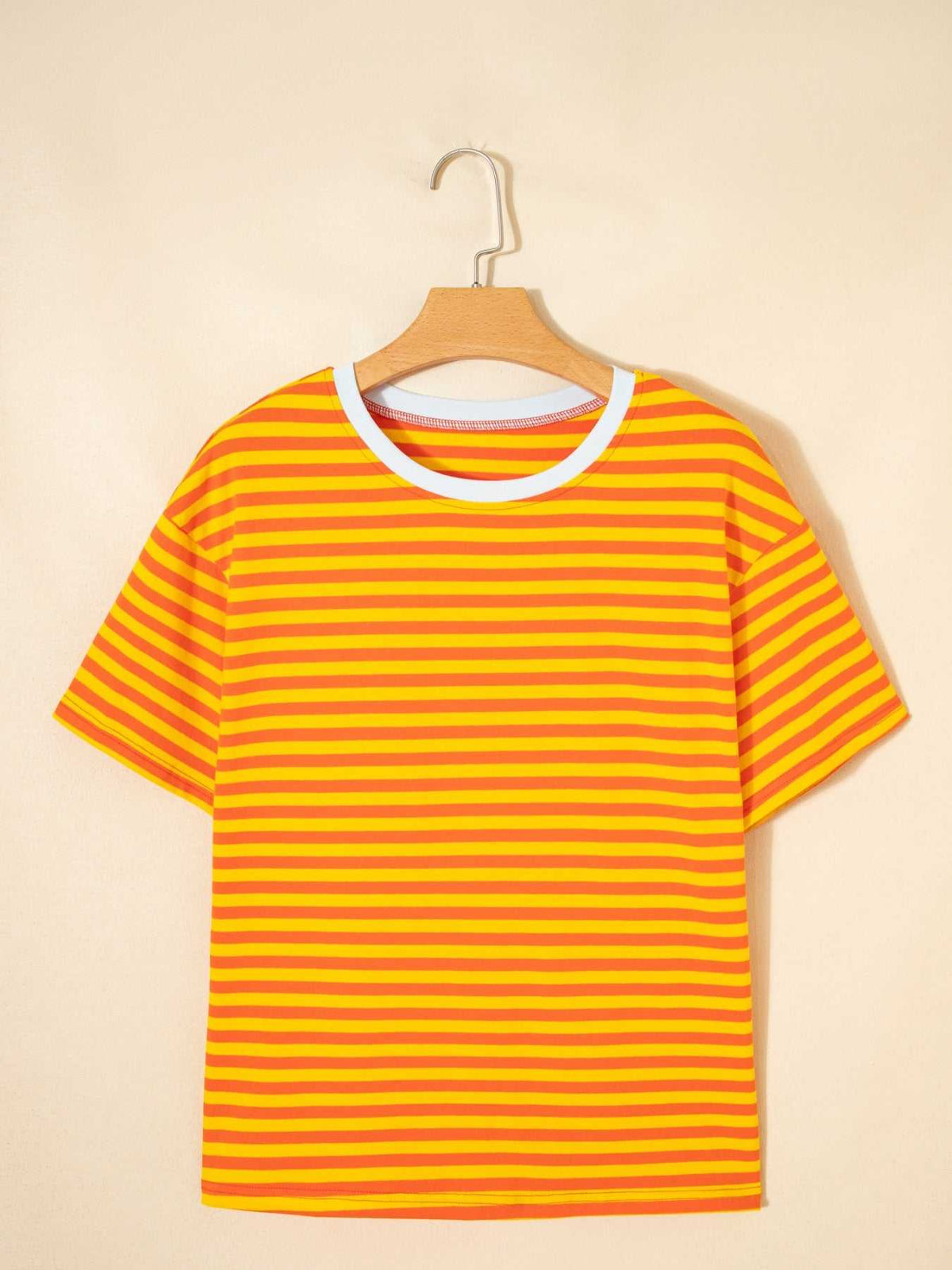 Striped Round Neck Casual T-Shirt 100100732461162 24 Affordable Fashion Under $100 Jerry's Apparel 
