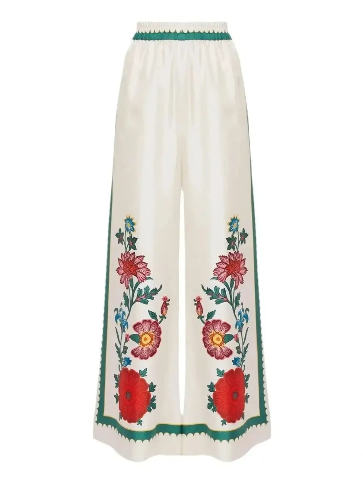 Floral Button Up Shirt and Pants Set